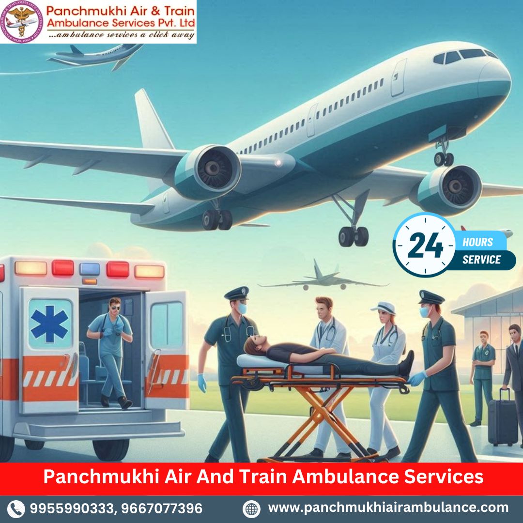 With Healthcare Assistance Pick Panchmukhi Air Ambulance Services in Ranchi