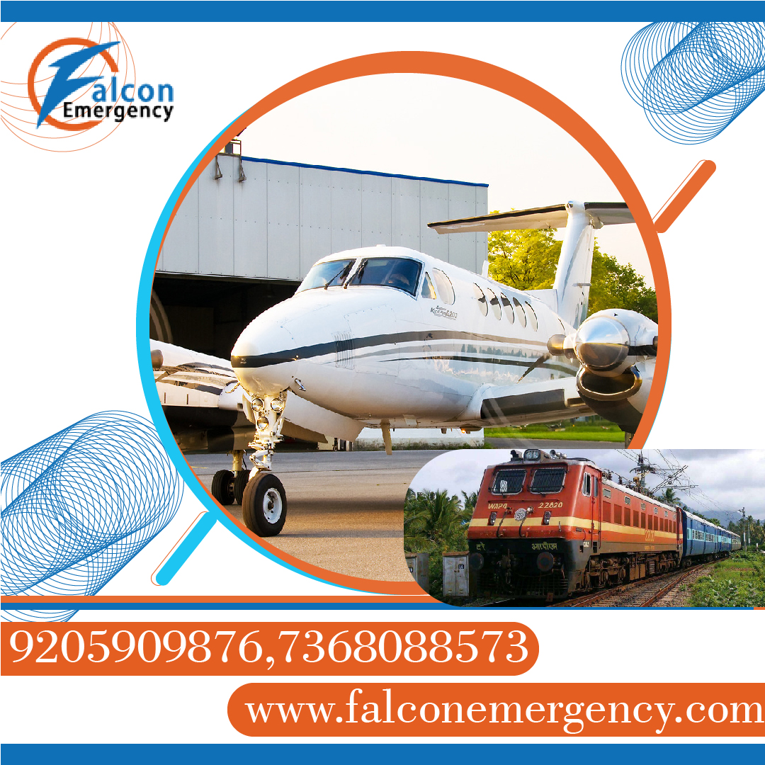 Get Well-Organized Falcon Train Ambulance Services in Kolkata with Paramedics