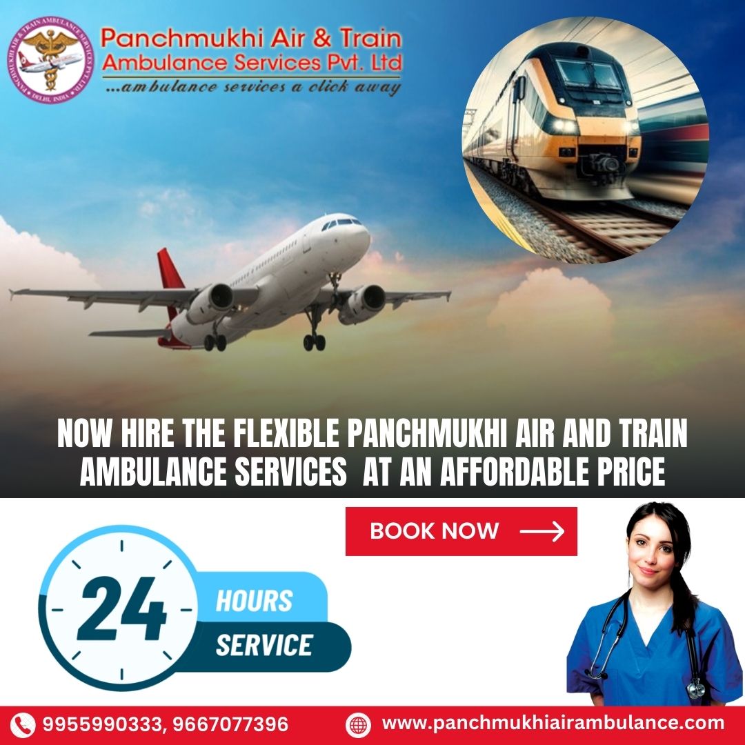 Get Capable Healthcare Support via Panchmukhi Air Ambulance Services in Patna