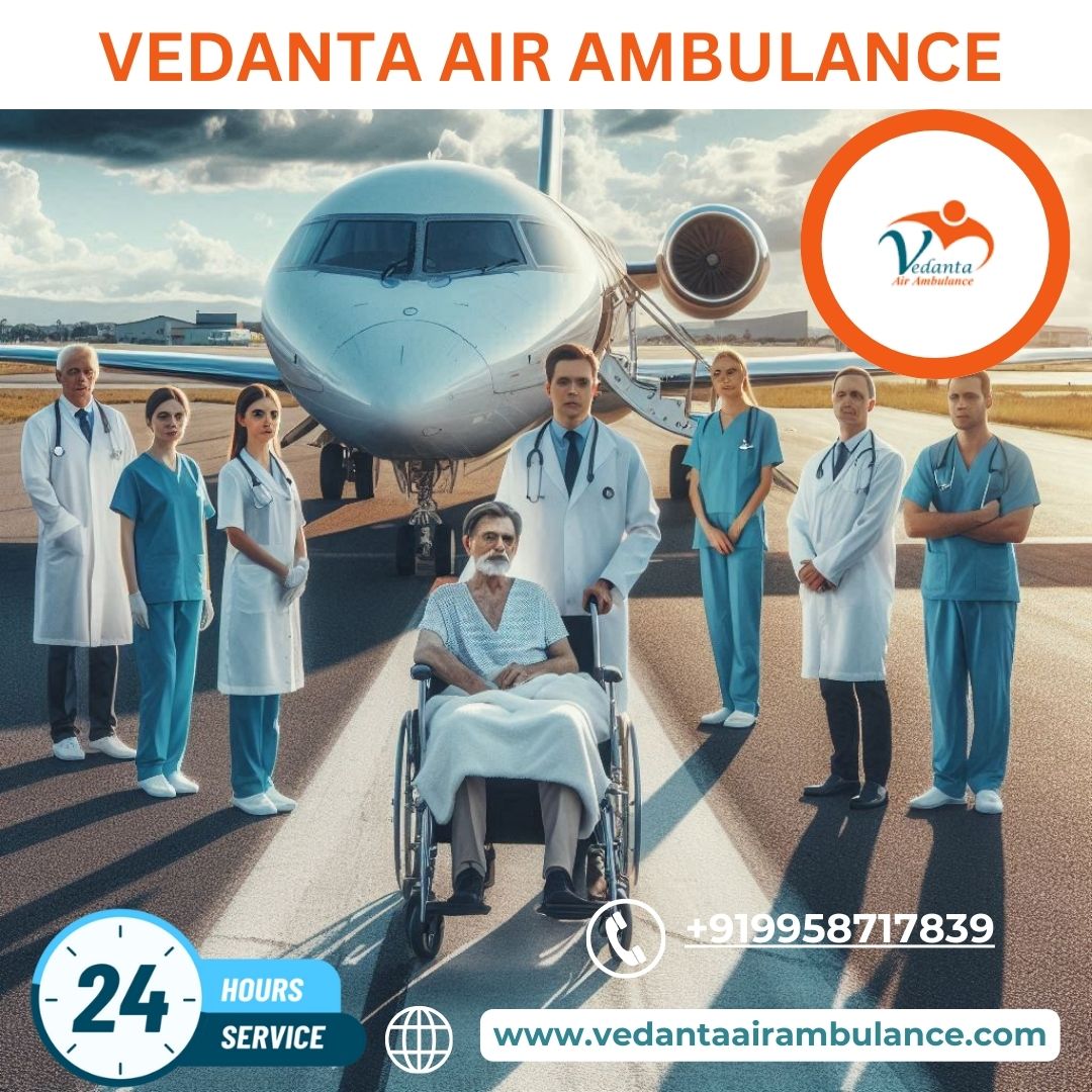 Avail of Vedanta Air Ambulance Services in Bhubaneswar for Advanced Medical Team