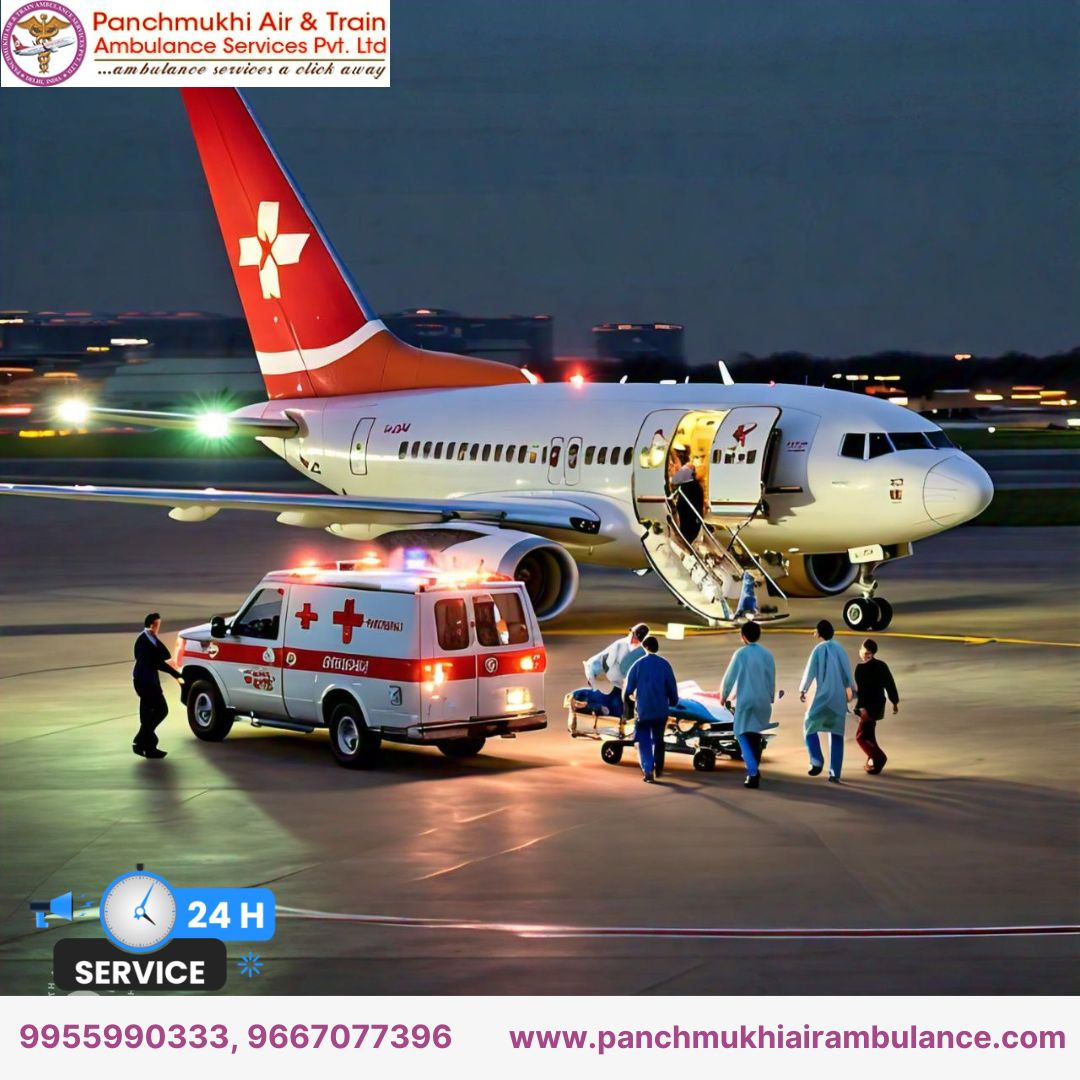 With Top-Grade Medical Care Take Panchmukhi Air Ambulance Services in Patna