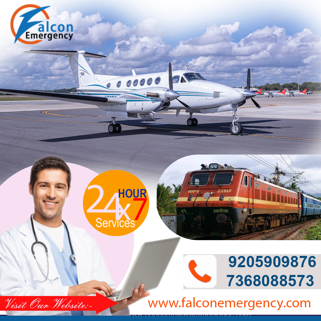 For Critical Care Services Use Falcon Train Ambulance Services in Delhi