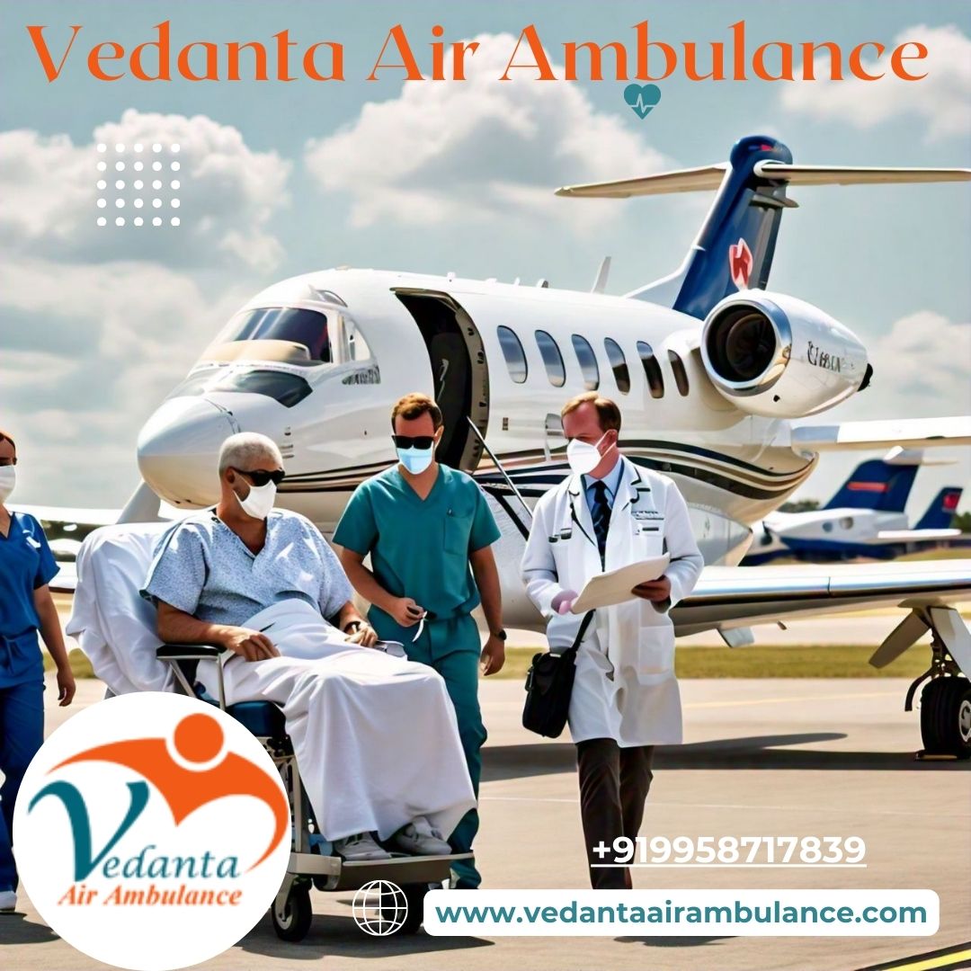 With Top-Level Ventilator Setup Avail of Vedanta Air Ambulance Services in Raipur