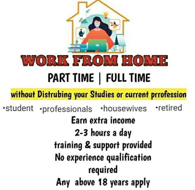 Only for female.you can work at your free time. 