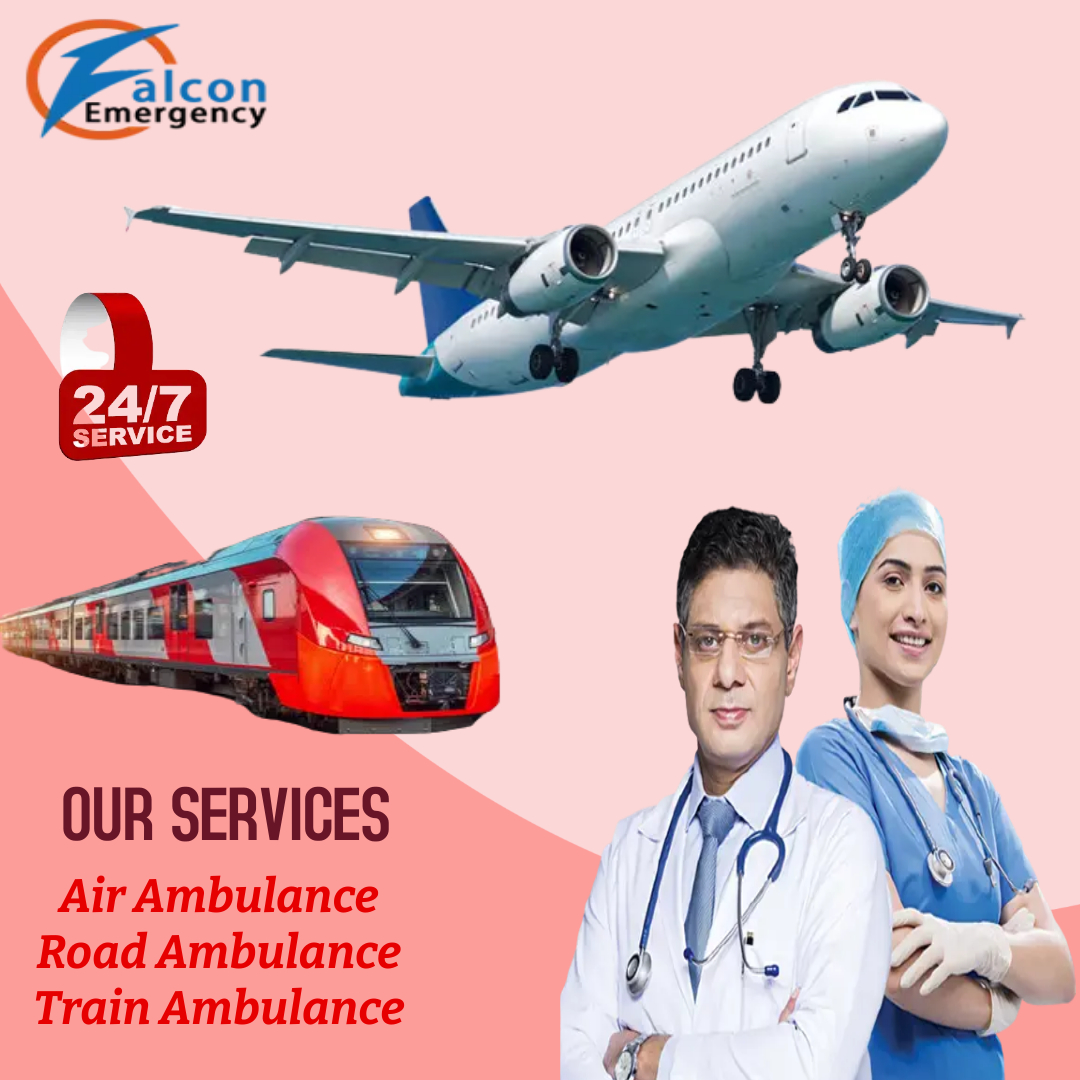 Choose Falcon Emergency Train Ambulance Services in Varanasi with Medical Assistance