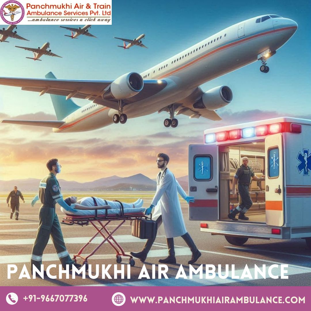 Use Panchmukhi Air and Train Ambulance Services in Patna for Comfortable Patient Transfer