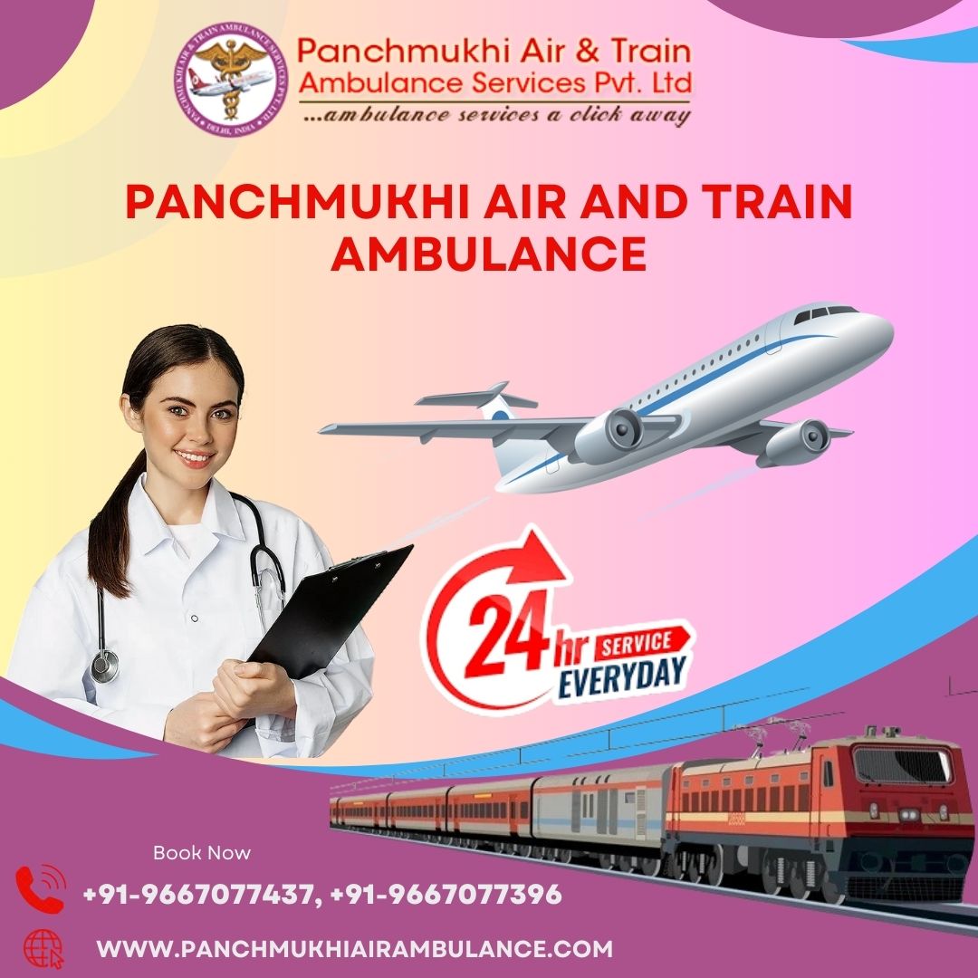 With Splendid Medical Team Use Panchmukhi Air and Train Ambulance Services in Kolkata 