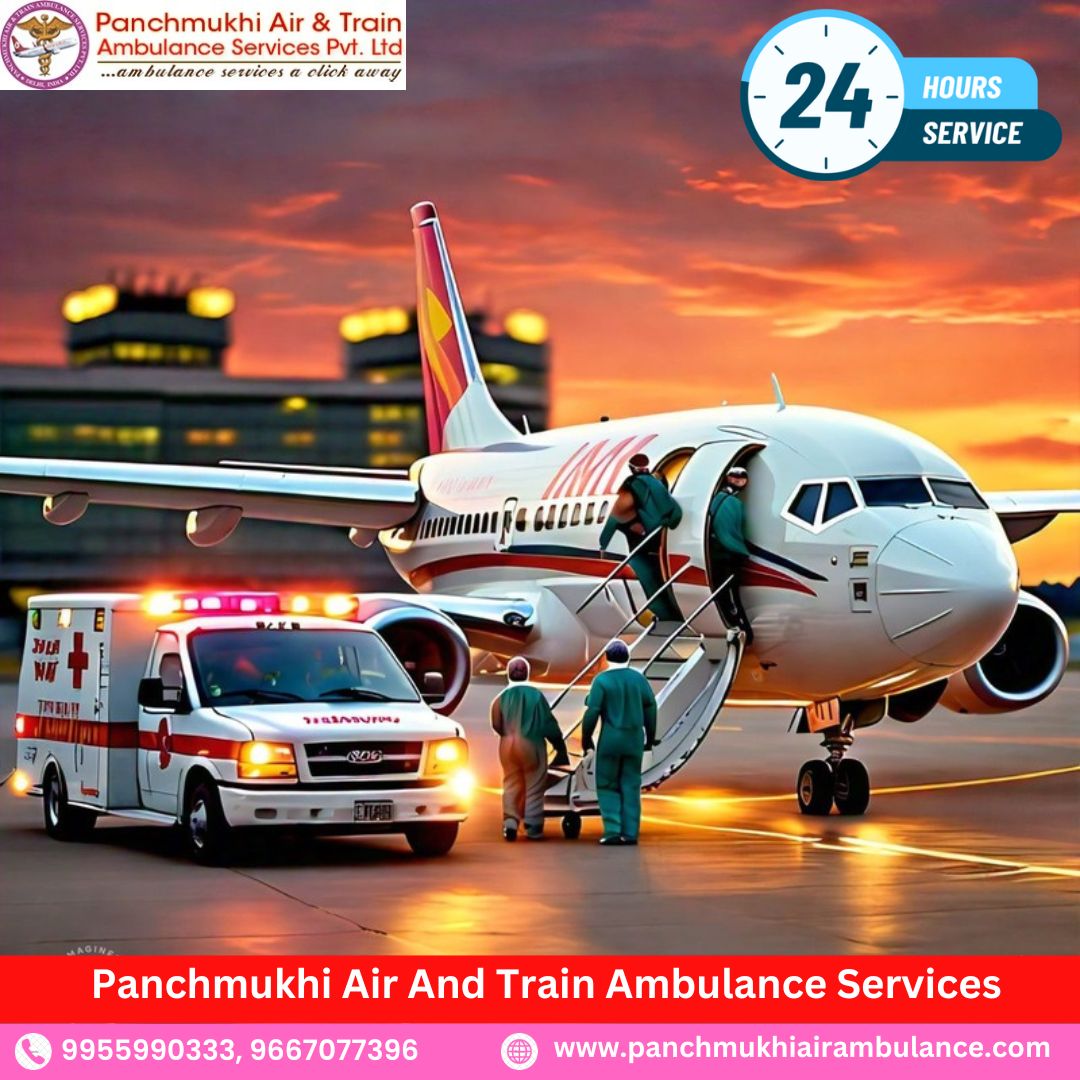 With Life-Sustaining Medical Care Take Panchmukhi Air Ambulance Services in Varanasi