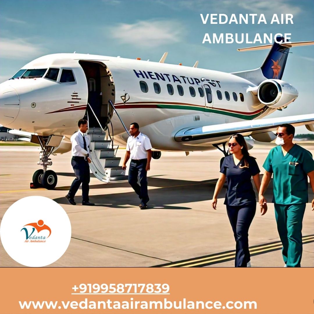 Hire Top-class Vedanta Air Ambulance Services in Goa with Advanced ICU Setup