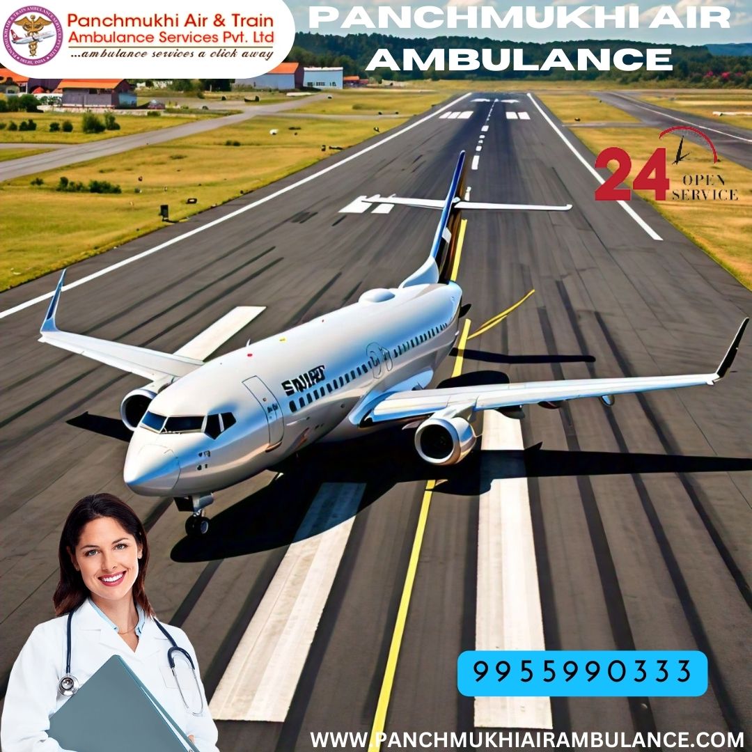 With Entire Medical Facility Pick Panchmukhi Air Ambulance Services in Bhubaneswar