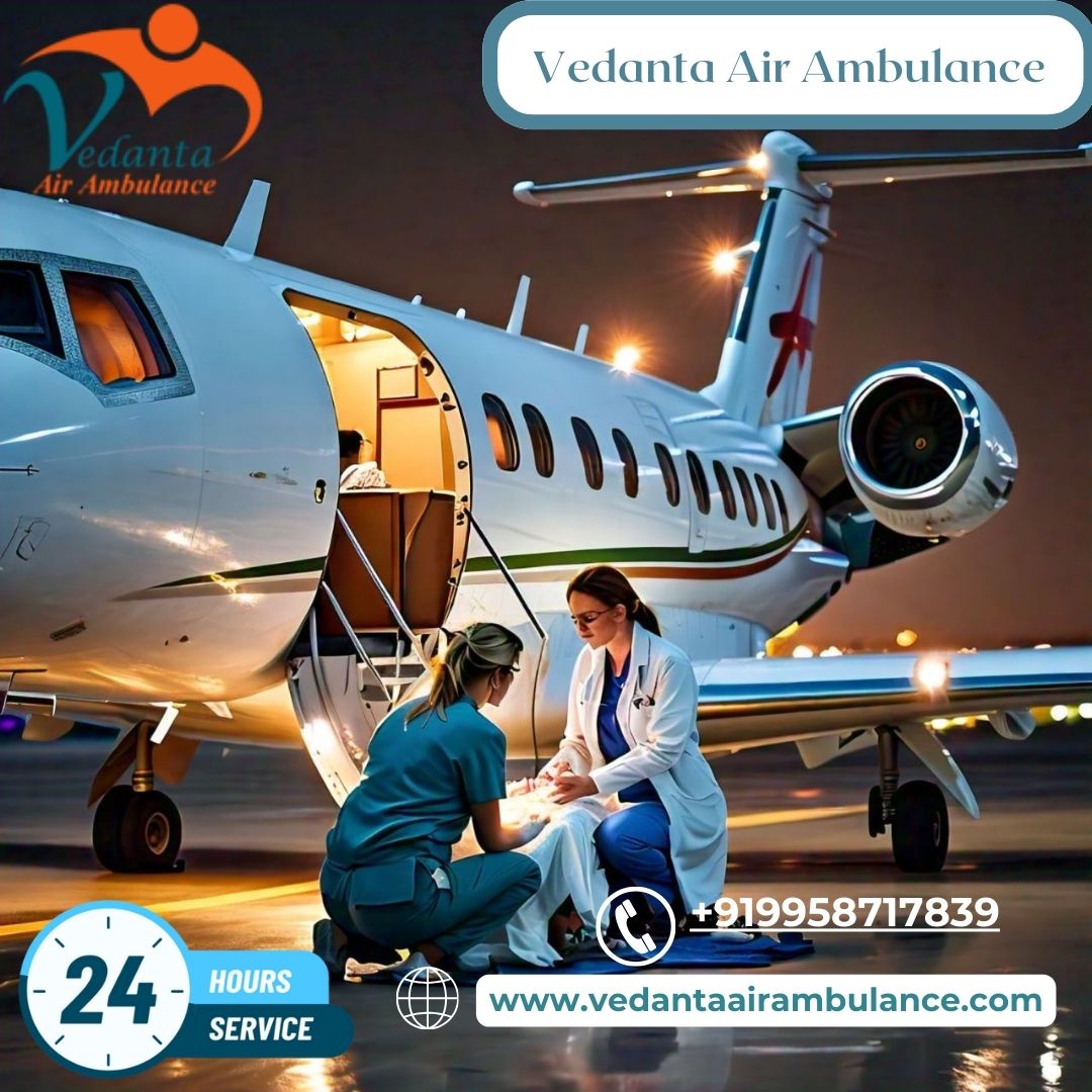 Book Vedanta Air Ambulance Service in Allahabad with Capable Healthcare Support