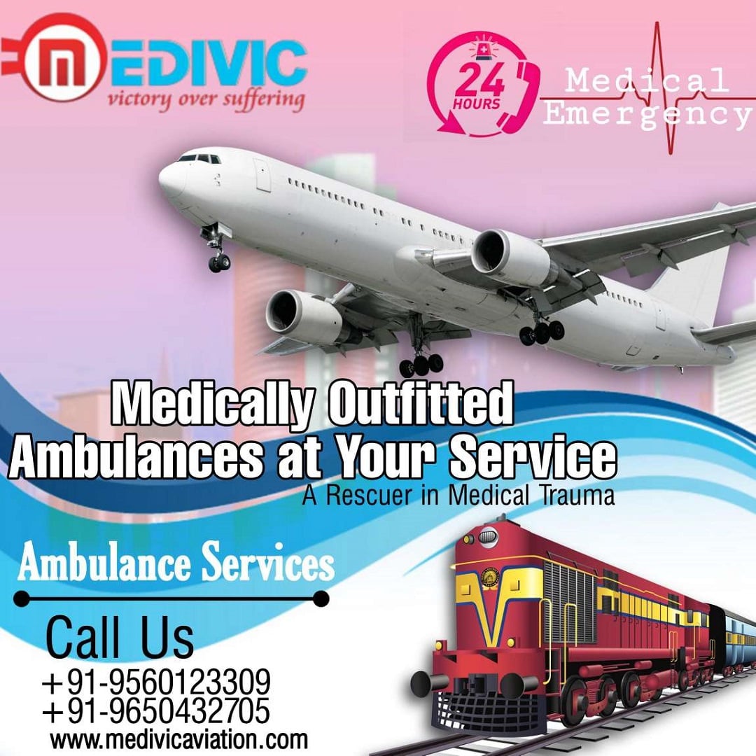 For High-tech ICU Setup Hire Medivic Aviation Train Ambulance Services in Chennai 