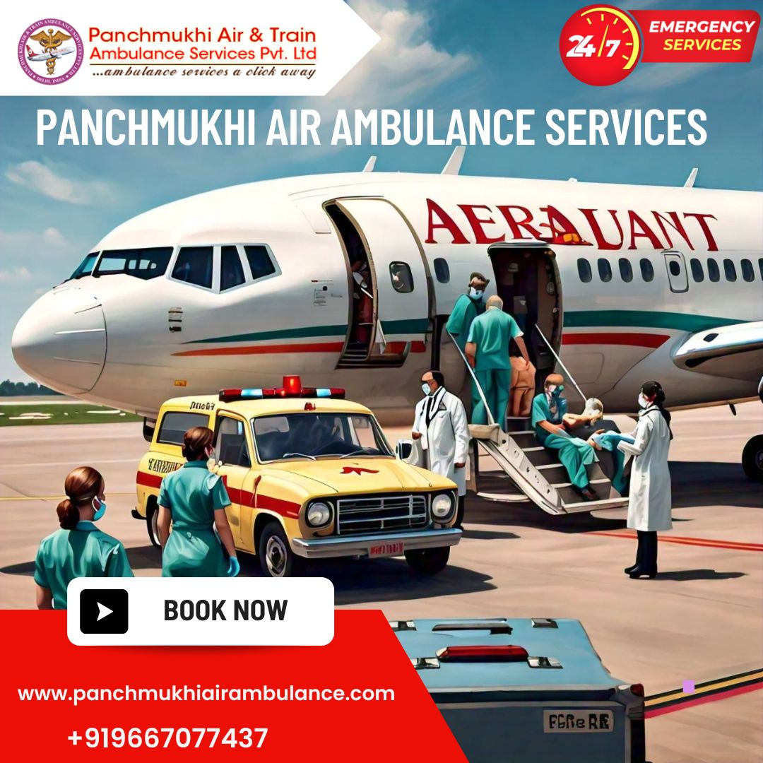 Use Panchmukhi Air and Train Ambulance Services in Mumbai at Genuine Fare with CCU Facility