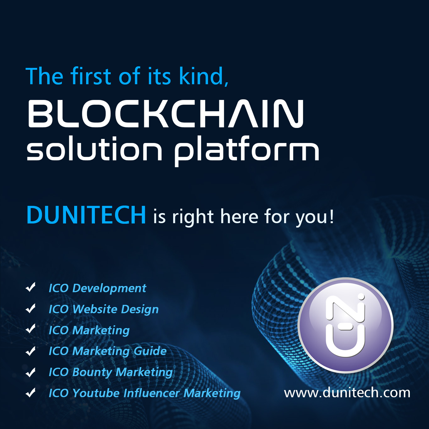 Blockchain Development Company for Enterprises and Startups - Dunitech
