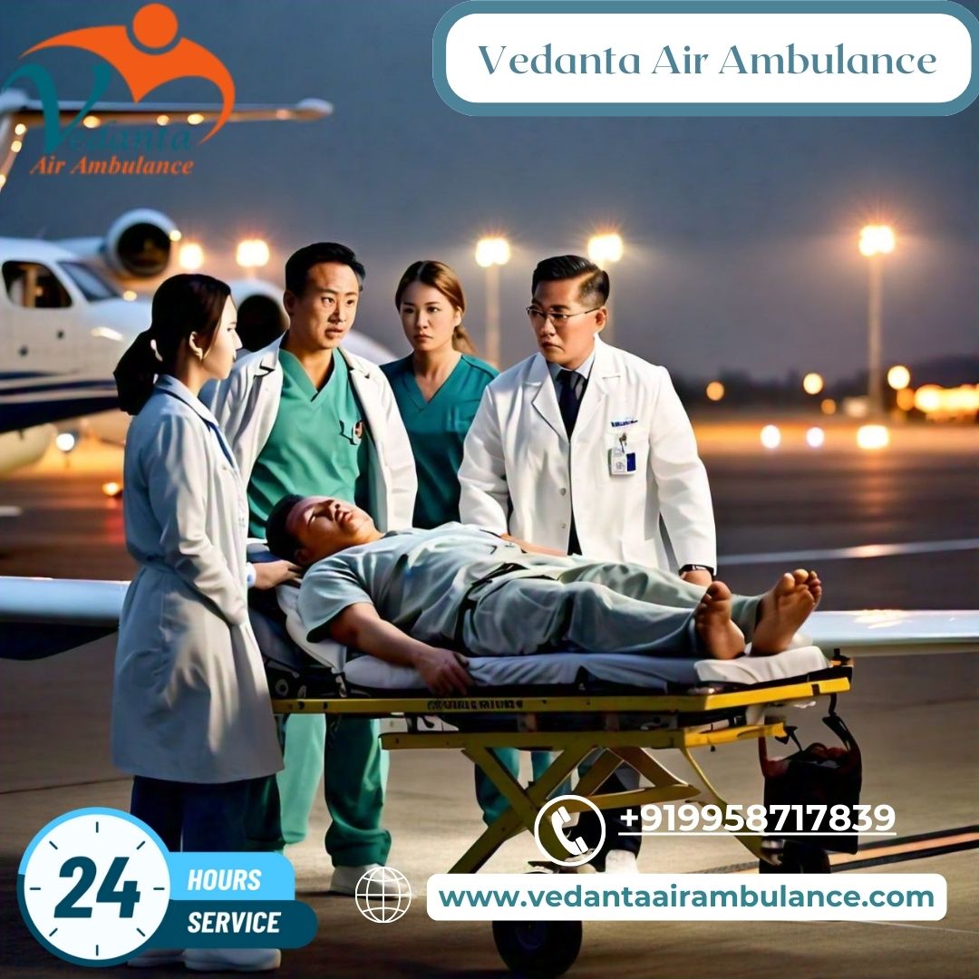 Take Top-grade Vedanta Air Ambulance Service in Jamshedpur with Advanced Ventilator Setup