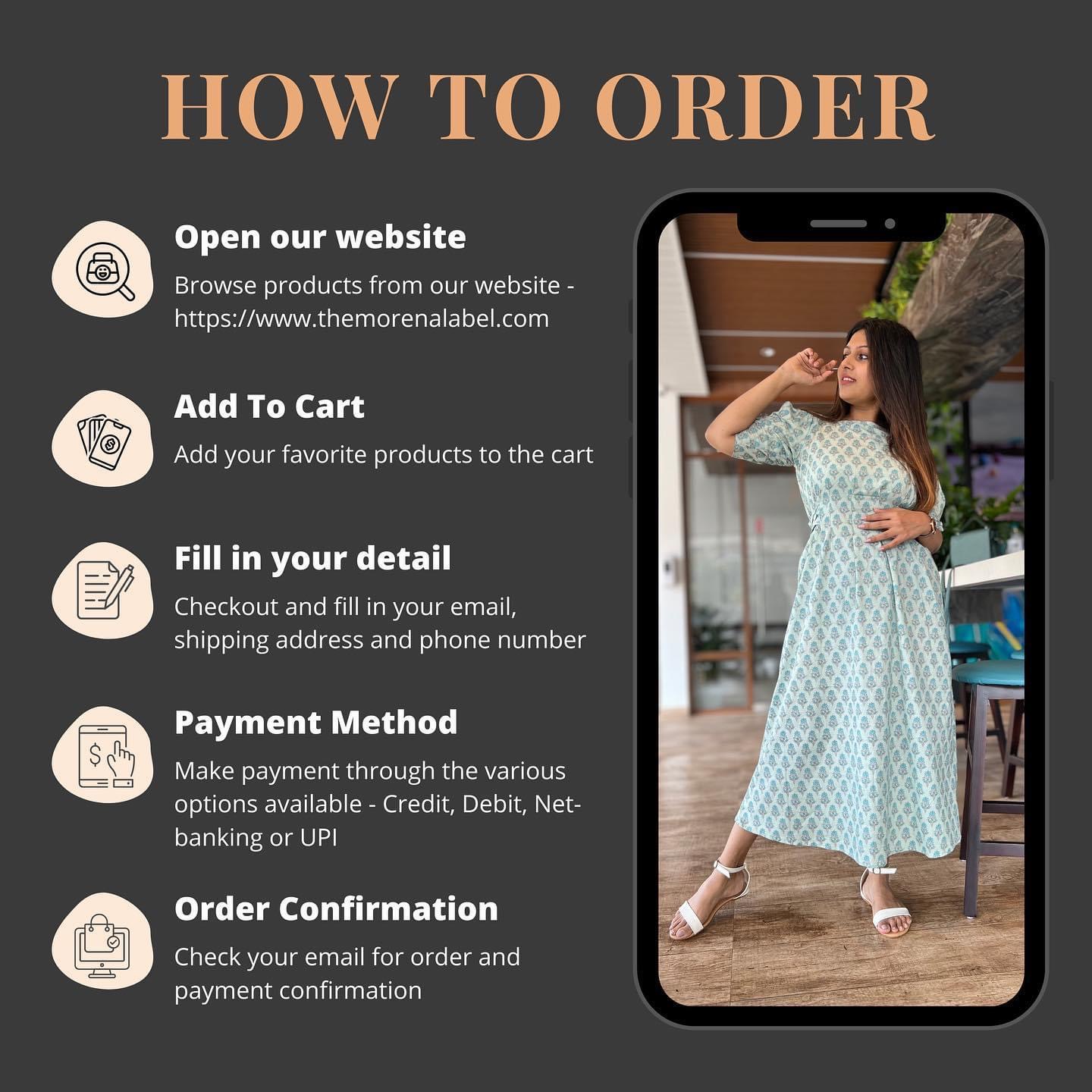 HOW TO ORDER Open our website