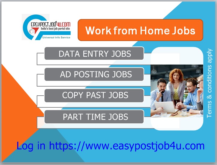 Free work from home jobs vacancy in your city