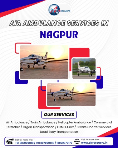 Fast & Reliable Air Ambulance Services in Nagpur