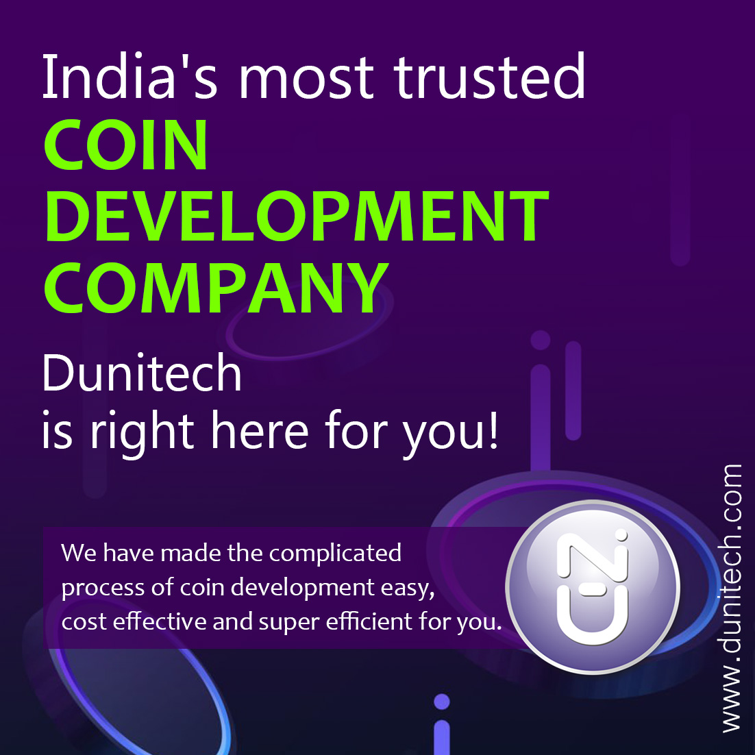 Coin Development Services for Enterprises and Startups - Dunitech