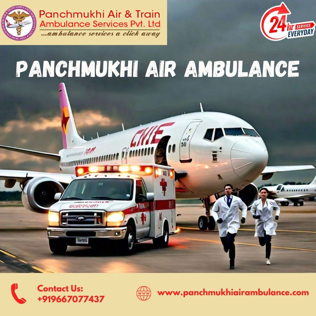 Hire Panchmukhi Air Ambulance Services in Varanasi with Superb Medical Setup