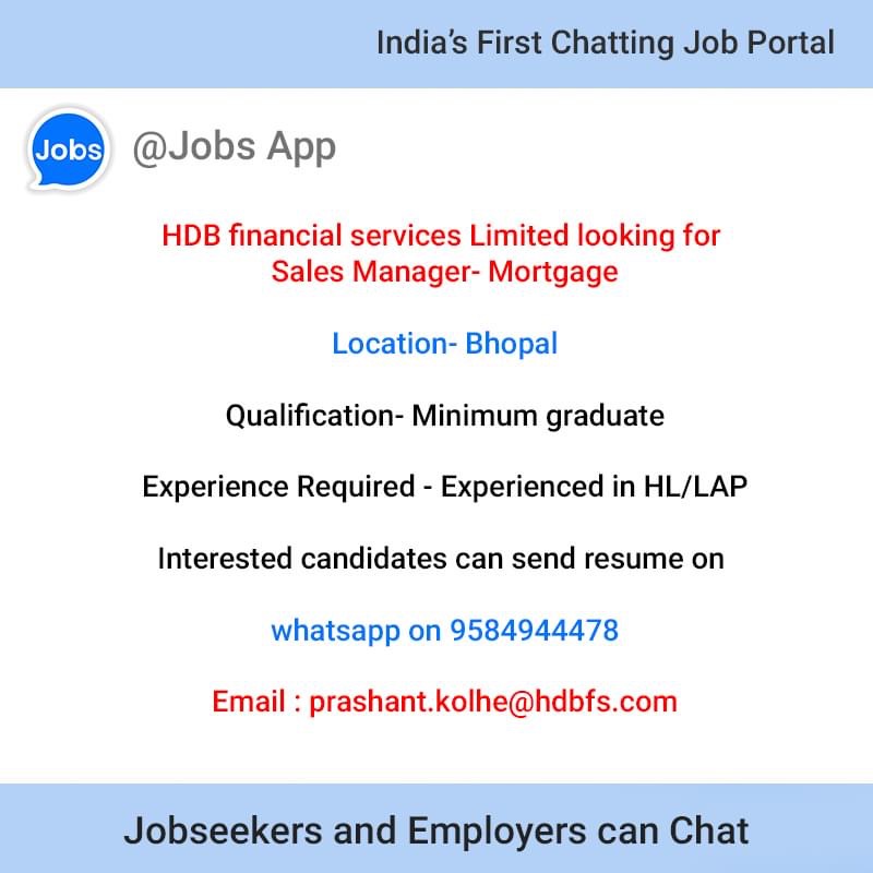 India's First Chatting Job Portal