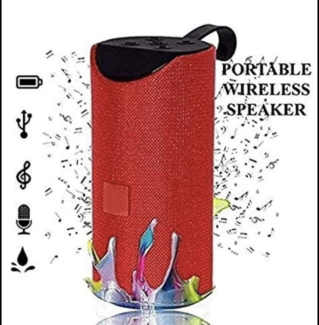  Portable Bluetooth Speaker Package Contains: 1 piece of Portable 